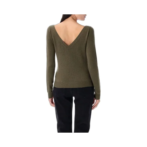 Saint Laurent V-Neck Long-Sleeved Jumper