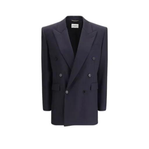 Saint Laurent Long Gabardine Blazer