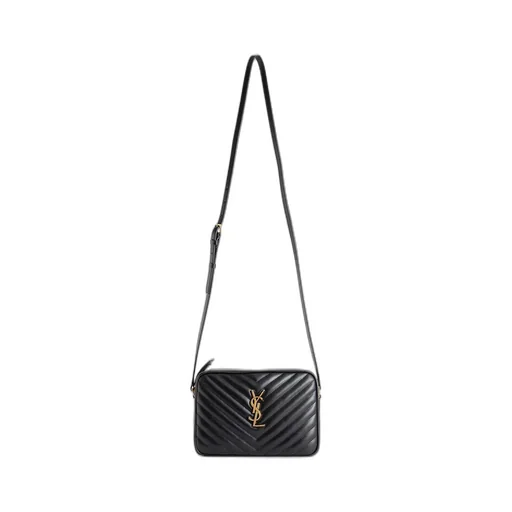 Saint Laurent Lou Zip-Up Quilted Crossbody Bag