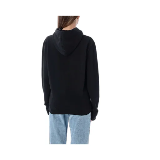 Saint Laurent Logo Printed Drawstring Hoodie