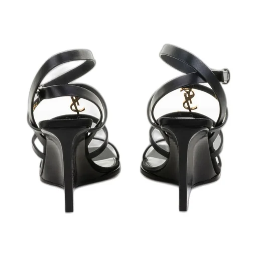 Saint Laurent Cassandra Logo Plaque Sandals