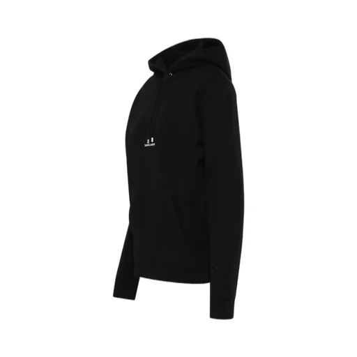 Saint Laurent Logo Printed Drawstring Hoodie