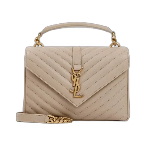 Saint Laurent CollÈGe Quilted Medium Shoulder Bag