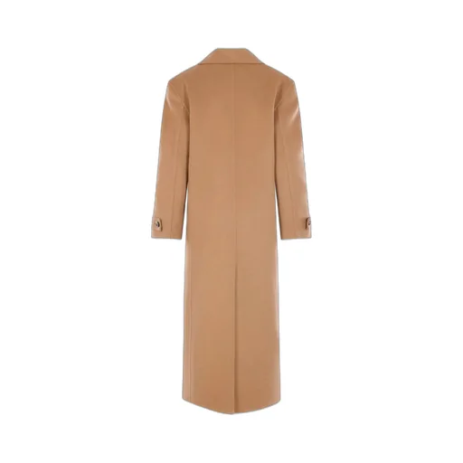 Saint Laurent Double-Breasted Long Coat