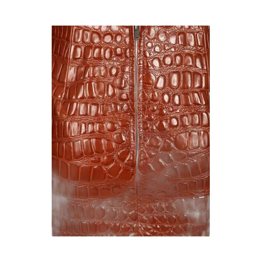 Saint Laurent Embossed Pencil Skirt
