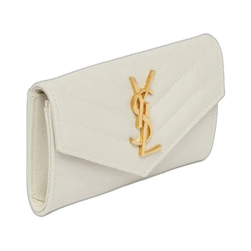 Saint Laurent Cassandre Matelassé Small Envelope Wallet