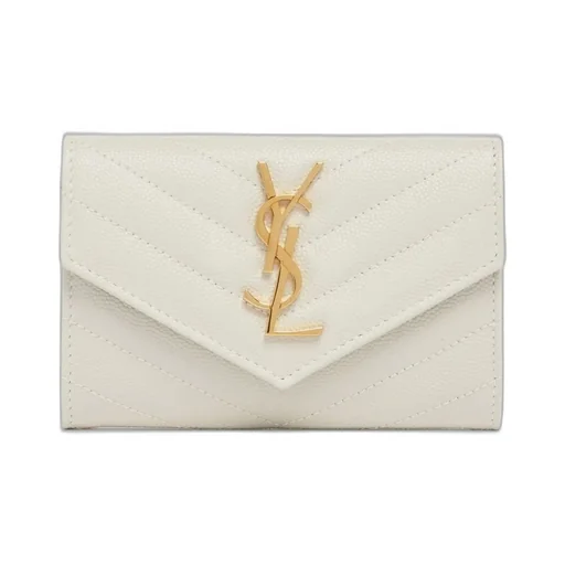 Saint Laurent Cassandre Matelassé Small Envelope Wallet