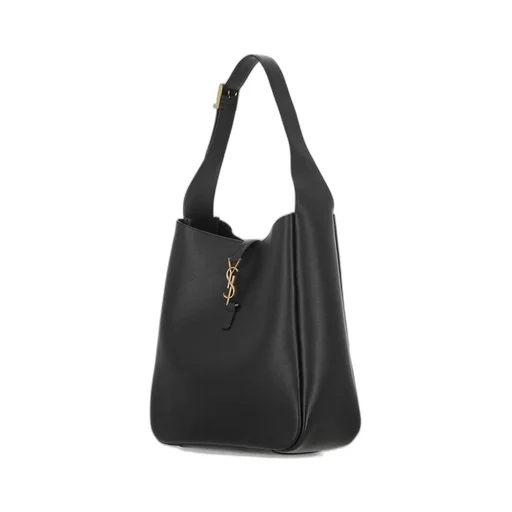 Saint Laurent Le 5 à 7 Logo Plaque Large Shoulder Bag