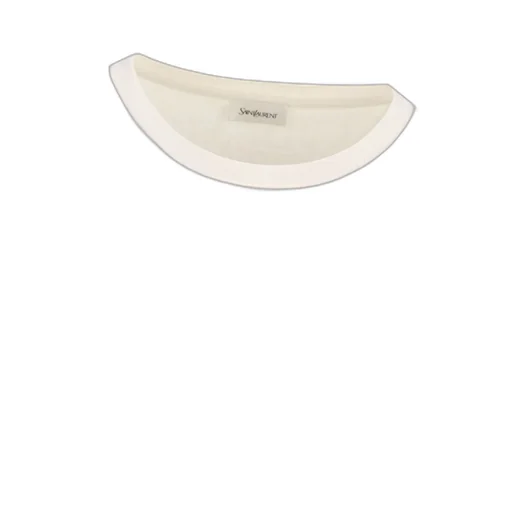 Saint Laurent Logo Patch Crewneck T-Shirt