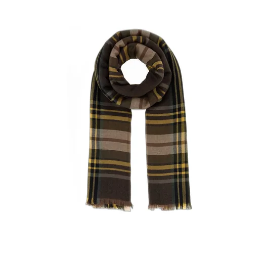 Saint Laurent Tartan Scarf