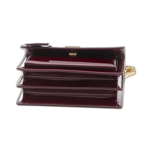Saint Laurent Sunset Folover Top Small Shoulder Bag