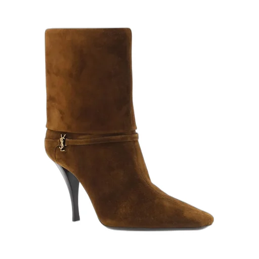 Saint Laurent Niki Pointed Toe Ankle Boots