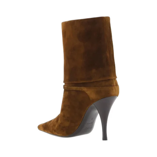 Saint Laurent Niki Pointed Toe Ankle Boots