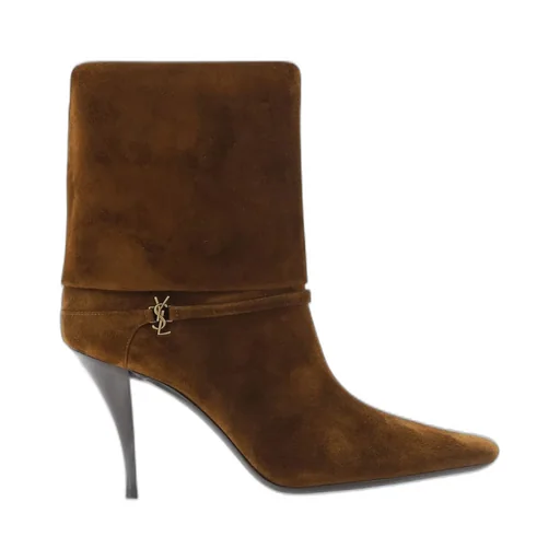 Saint Laurent Niki Pointed Toe Ankle Boots