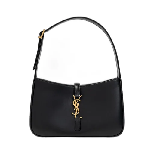 Saint Laurent Le 5 à 7 Logo Plaque Hobo Bag