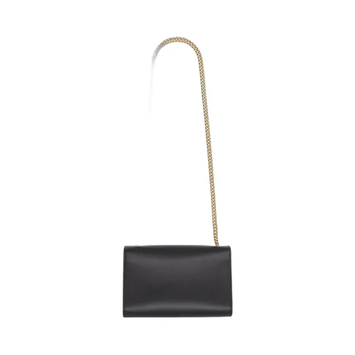 Saint Laurent Kate Logo Plaque Shoulder Bag