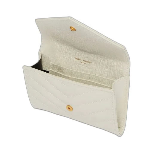 Saint Laurent Cassandre Matelassé Small Envelope Wallet