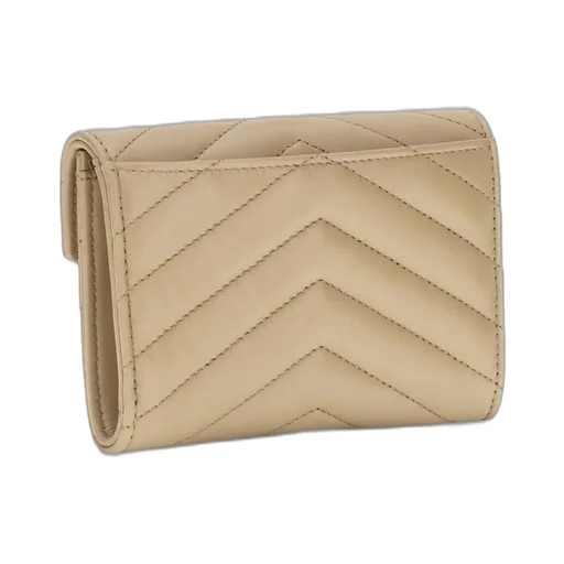 Saint Laurent Cassandre Matelassé Small Envelope Wallet