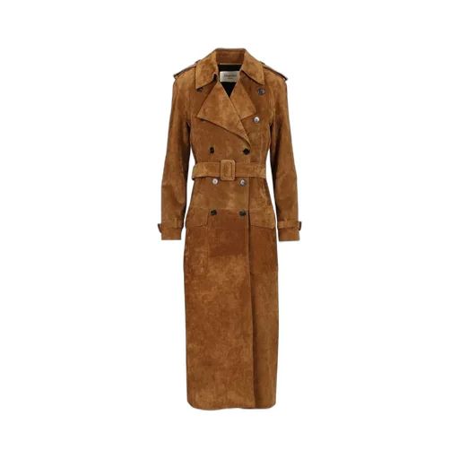 Saint Laurent Double-Breasted Trench Coat
