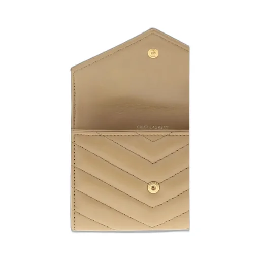 Saint Laurent Cassandre Matelassé Small Envelope Wallet