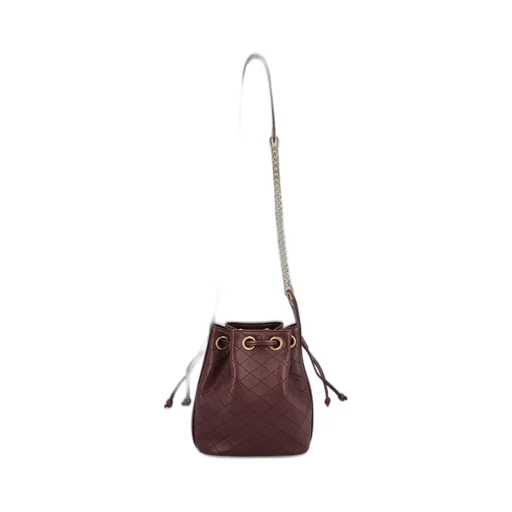 Saint Laurent Cassandre Logo Plaque Bucket Bag