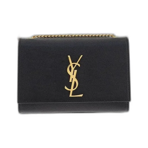Saint Laurent Kate Logo Plaque Small Crossbody Bag