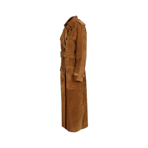 Saint Laurent Double-Breasted Trench Coat