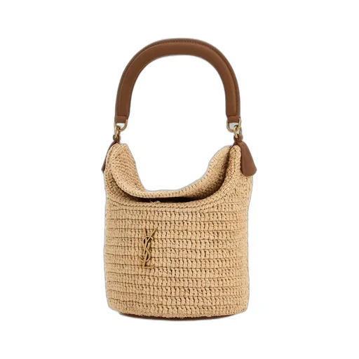 Saint Laurent Gaby Logo Plaque Bucket Bag