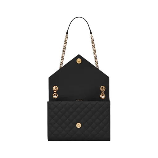 Saint Laurent Matelassé Envelope Medium Shoulder Bag