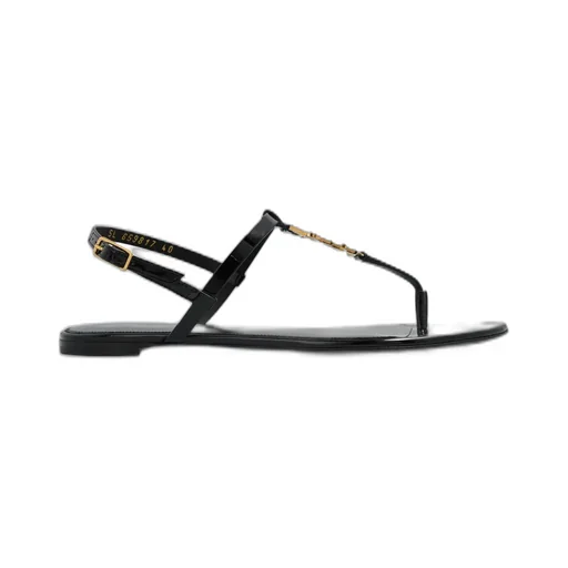 Saint Laurent Cassandra T-Strap Sandals