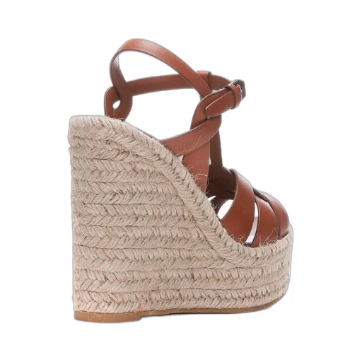 Saint Laurent Tribute Wedge Espadrilles
