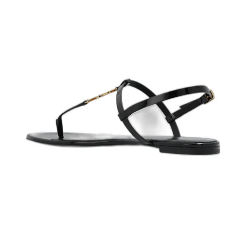 Saint Laurent Cassandra T-Strap Sandals