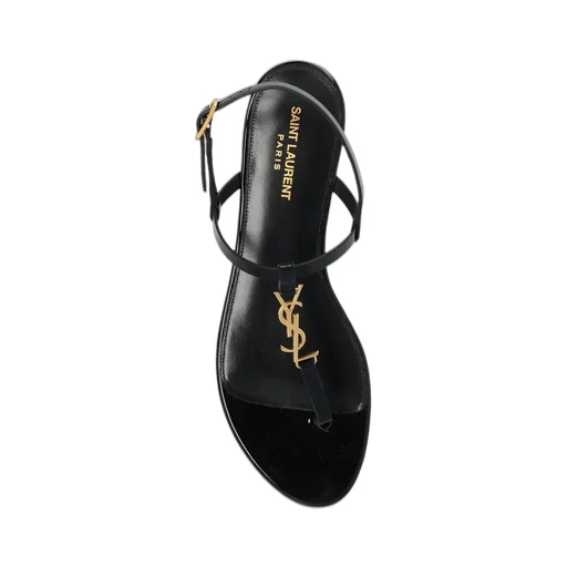 Saint Laurent Cassandra T-Strap Sandals