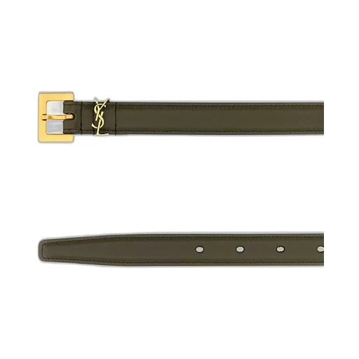 Saint Laurent Cassandre Thin Belt