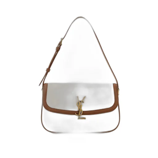 Saint Laurent Solferino Logo Plaque Shoulder Bag