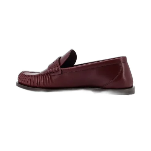 Saint Laurent Laurent Logo Plaque Slip-On Loafers