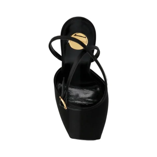 Saint Laurent La Scandale Square Open-Toe Sandals