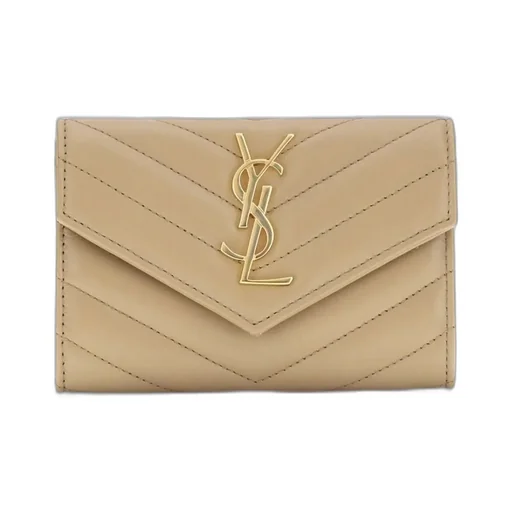 Saint Laurent Cassandre Matelassé Small Envelope Wallet
