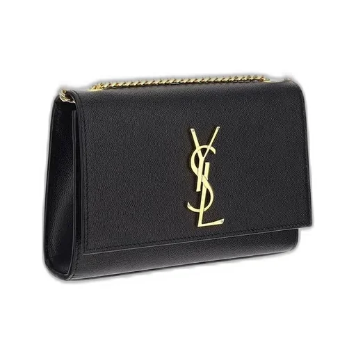 Saint Laurent Kate Logo Plaque Small Crossbody Bag