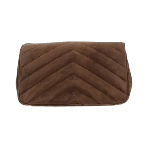Saint Laurent Loulou Logo Plaque Medium Shoulder Bag