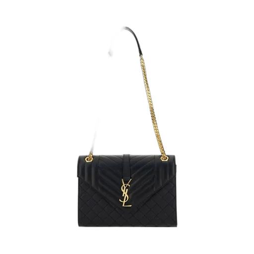 Saint Laurent Matelassé Envelope Medium Shoulder Bag