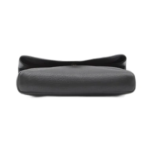 Saint Laurent Logo Plaque Foldover Top Clutch Bag