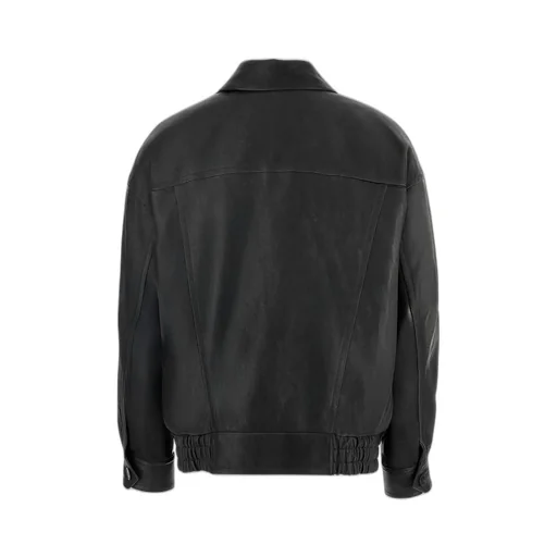 Saint Laurent Button Detailed Bomber Jacket
