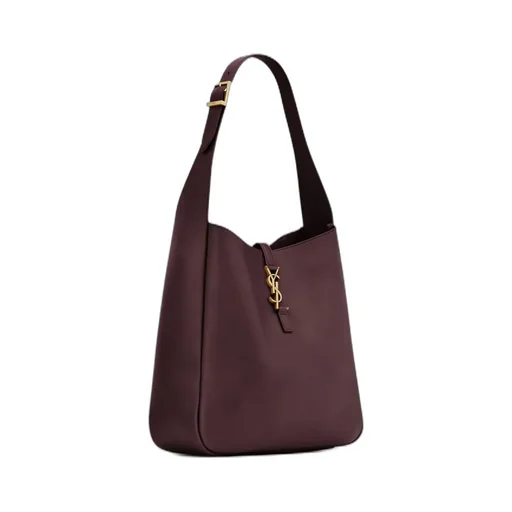 Saint Laurent Le 5 à 7 Logo Plaque Large Shoulder Bag