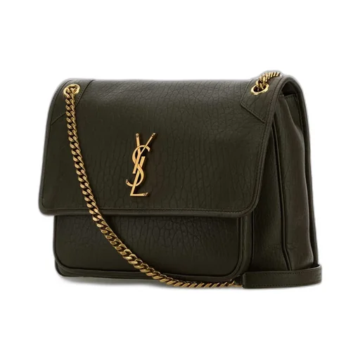Saint Laurent Niki Logo Plaque Shoulder Bag
