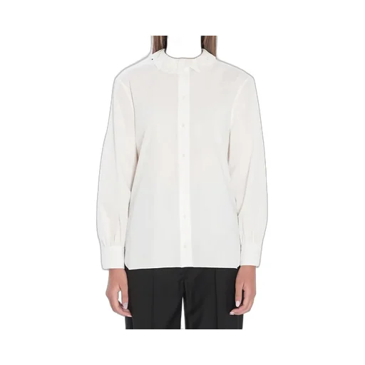 Saint Laurent Lace Collor Button-Up Shirt