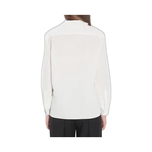 Saint Laurent Lace Collor Button-Up Shirt