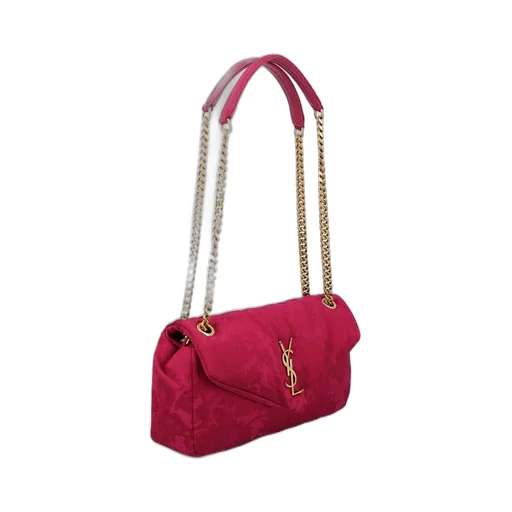 Saint Laurent Calypso Jacquard Small Shoulder Bag