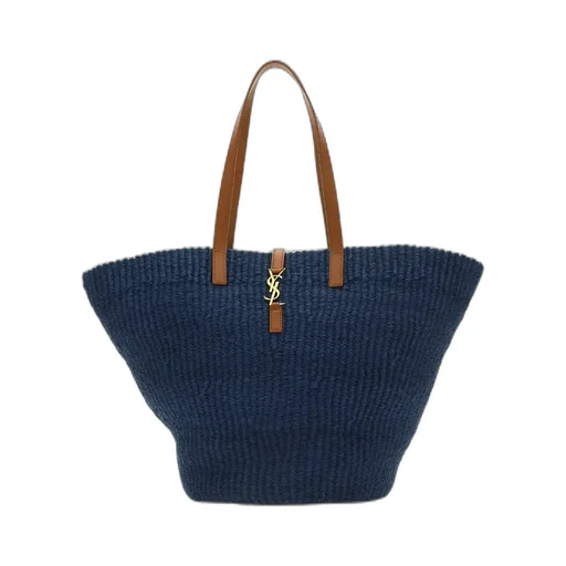 Saint Laurent Logo Plaque Tote Bag