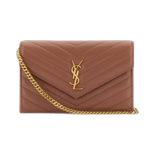 Saint Laurent Envelope Cassandre Chain Wallet